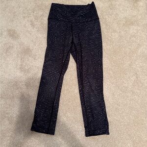 lululemon athletica Black Patterned Leggings